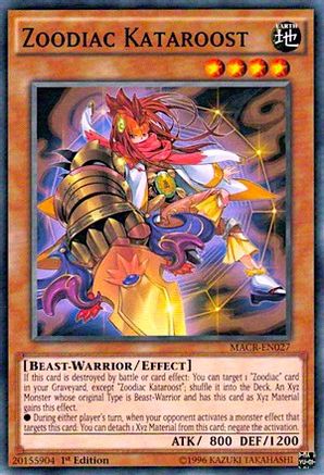 Zoodiac Kataroost (MACR-EN027) - Maximum Crisis Unlimited-1