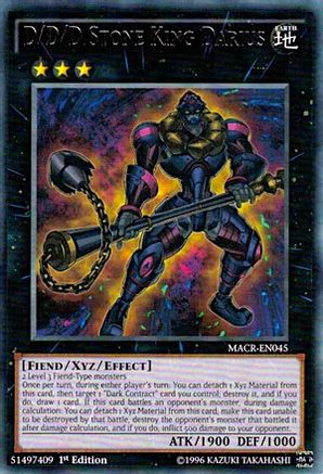 D/D/D Stone King Darius (MACR-EN045) - Maximum Crisis Unlimited-1