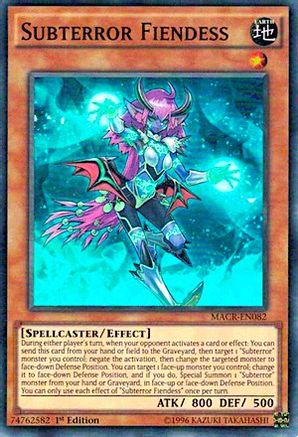 Subterror Fiendess (MACR-EN082) - Maximum Crisis 1st Edition-1