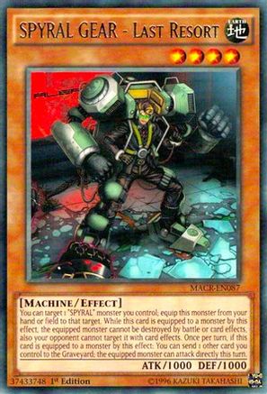 SPYRAL GEAR - Last Resort (MACR-EN087) - Maximum Crisis 1st Edition-1