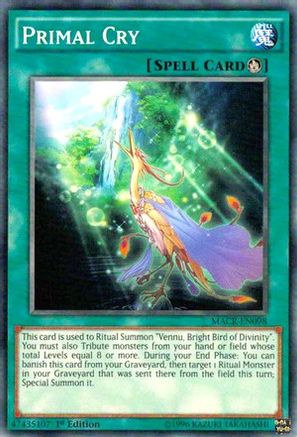 Primal Cry (MACR-EN098) - Maximum Crisis 1st Edition-1