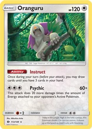 Oranguru - 113/149 (SM Base Set) - Deck Exclusives-1