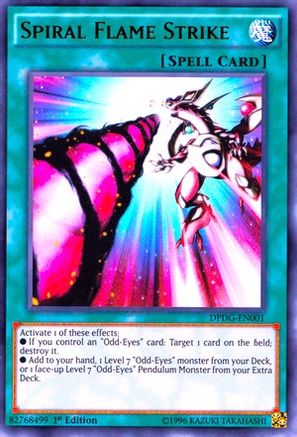 Spiral Flame Strike (DPDG-EN001) - Duelist Pack: Dimensional Guardians 1st Edition-1