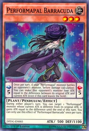 Performapal Barracuda (DPDG-EN003) - Duelist Pack: Dimensional Guardians 1st Edition-1