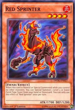 Red Sprinter (DPDG-EN027) - Duelist Pack: Dimensional Guardians 1st Edition-1