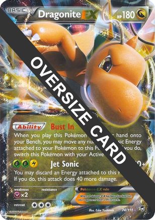 Dragonite EX - 74/111 - Jumbo Cards Holofoil-1