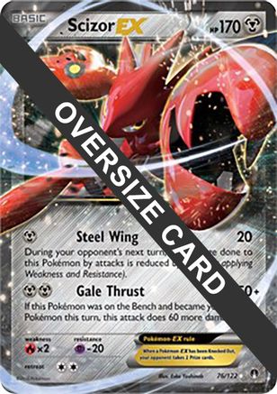 Scizor EX - 76/122 - Jumbo Cards Holofoil-1