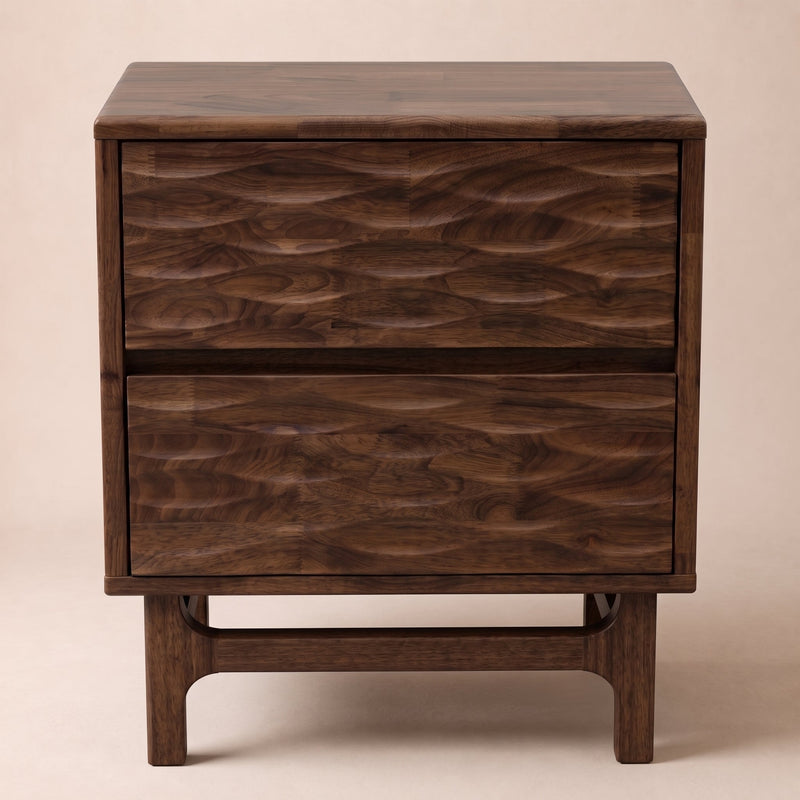 Elara Solid Wood Nightstand-1