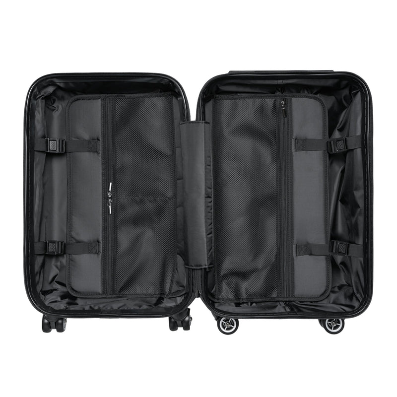 Suitcase — Retro Geometric Carry-On Luggage (Bold Mid-Century Pattern)-6
