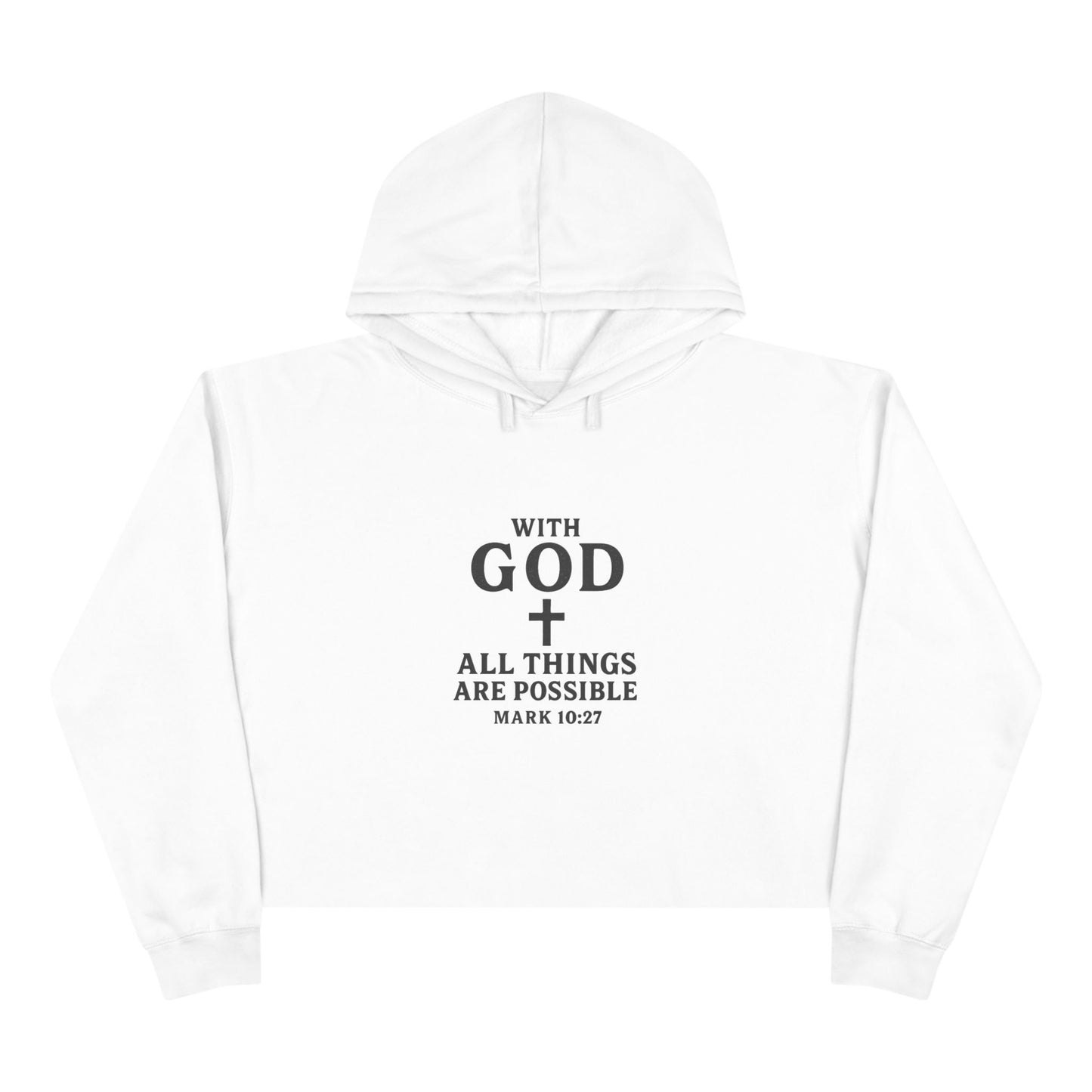 Faith-Inspired Crop Hoodie
