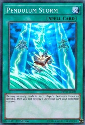 Pendulum Storm (PEVO-EN035) - Pendulum Evolution 1st Edition-1