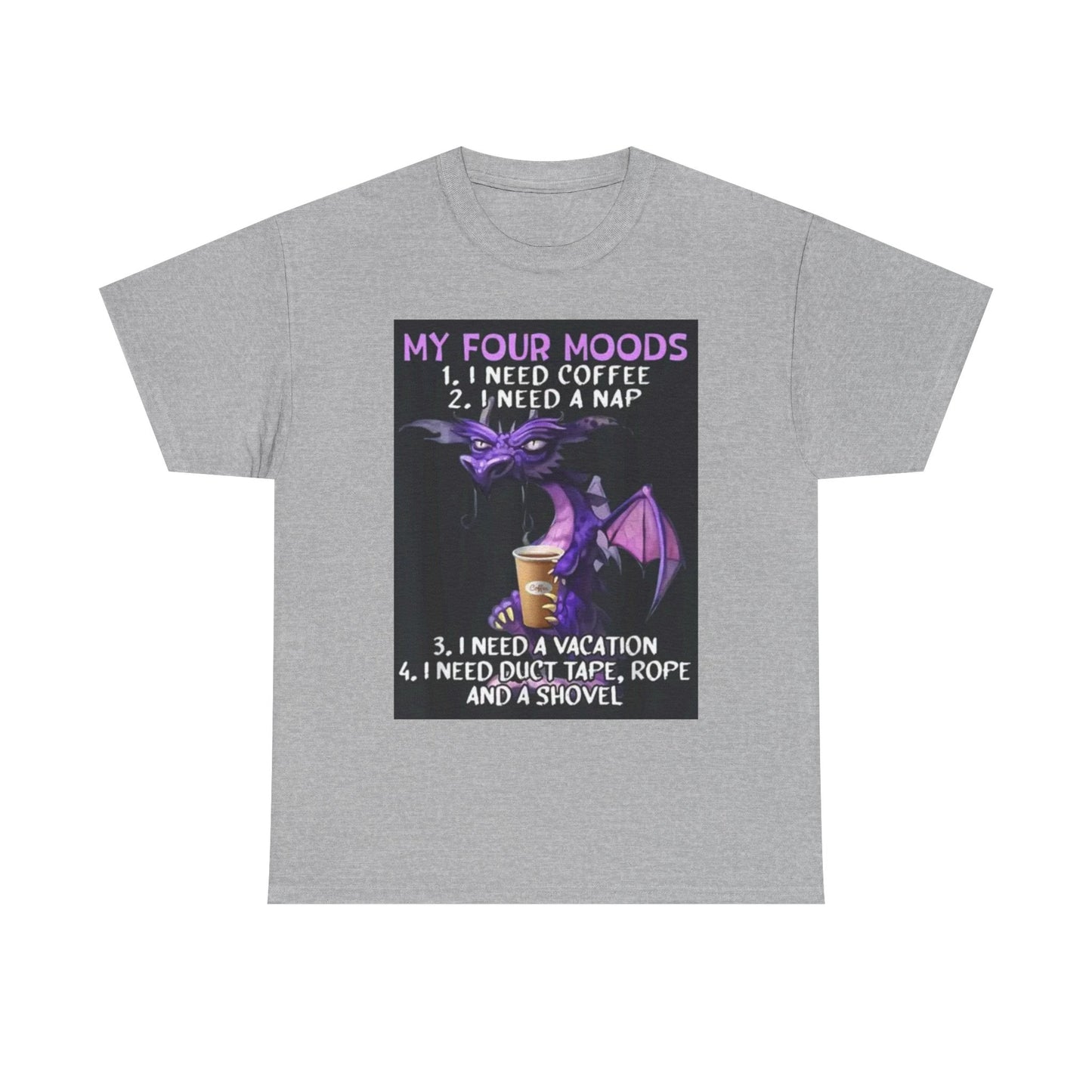 "My 4 Moods" Unisex Heavy Cotton Tee