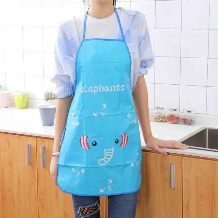 Cartoon pvc apron-3