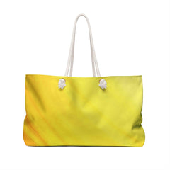 Sunset Gradient Weekender Bag | Yellow Orange Beach Large Tote Bag-4