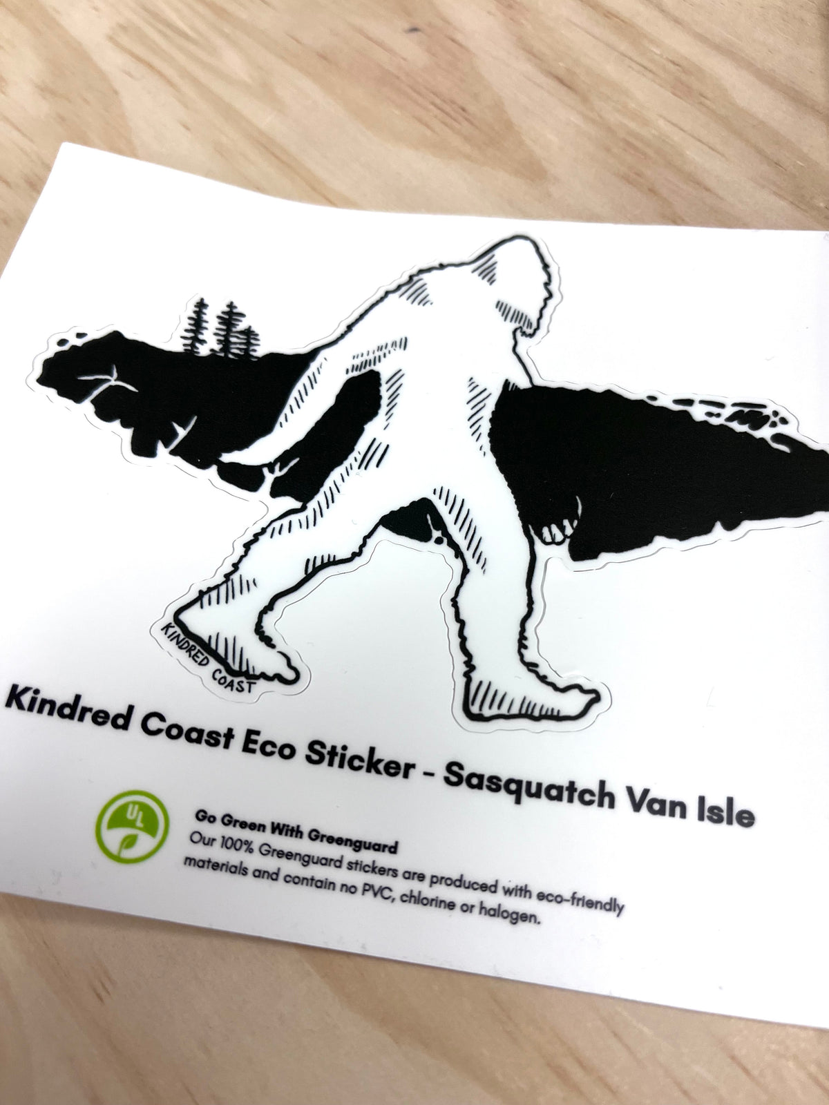 SASQUATCH VAN ISLE Eco Vinyl Stickers-5