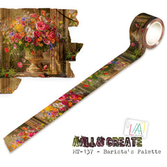 AALL and Create - Rouleau de masking tape 25 mm x 10 m - Barista's Palette (Layer-It-Up !)-1