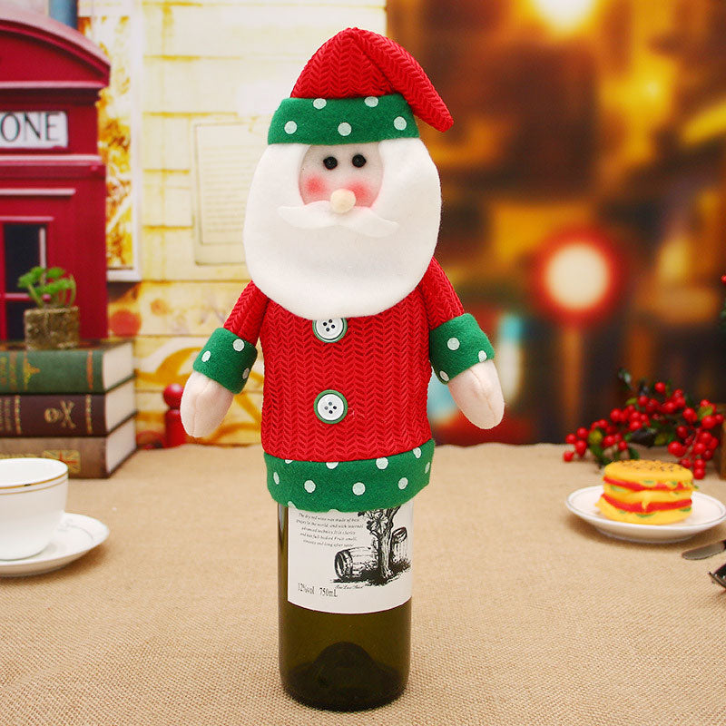 Christmas Decorations Christmas Wine Bottle Socks-58
