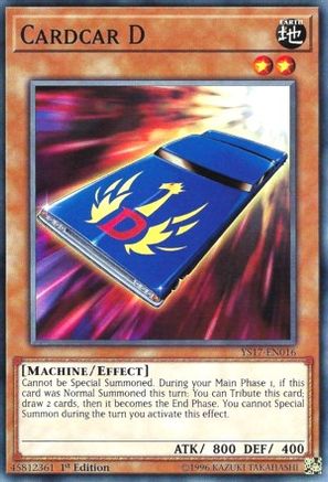 Cardcar D (YS17-EN016) - Starter Deck: Link Strike 1st Edition