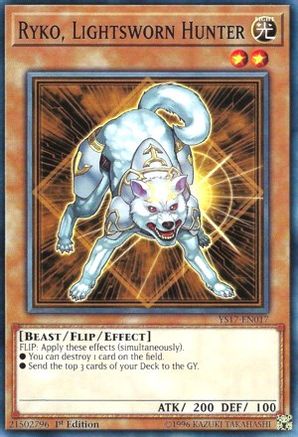Ryko, Lightsworn Hunter (YS17-EN017) - Starter Deck: Link Strike 1st Edition-1