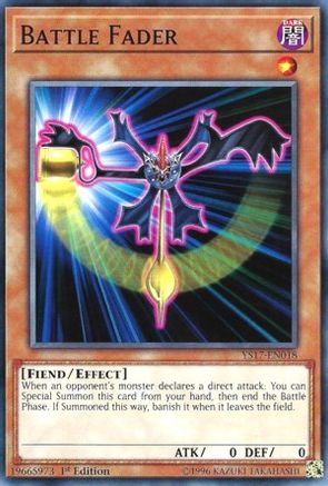 Battle Fader (YS17-EN018) - Starter Deck: Link Strike 1st Edition-1