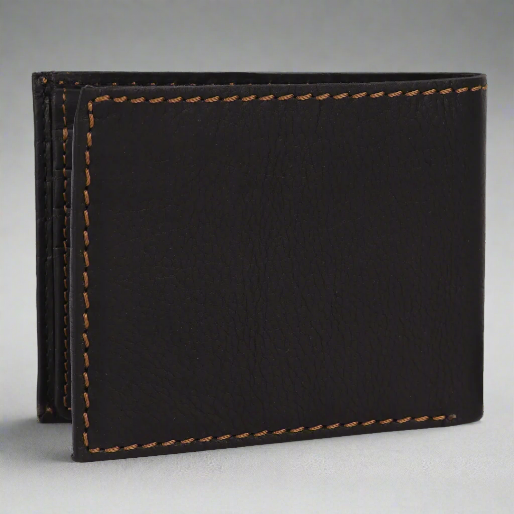 MET Men's Bifold Flip Up RFID Leather Wallet-3