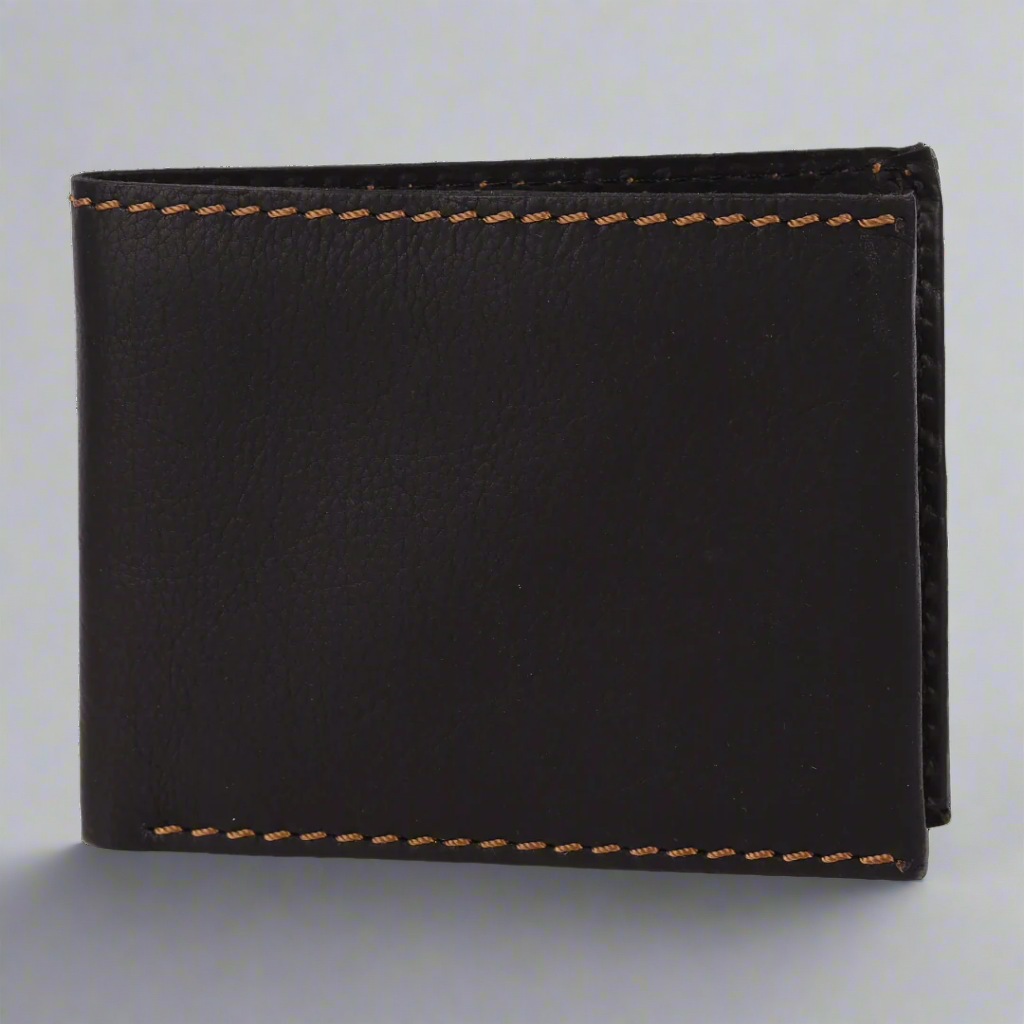 MET Men's Bifold Flip Up RFID Leather Wallet-1