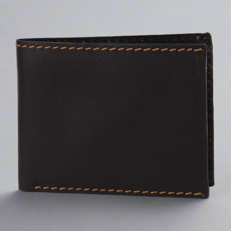 MET Men's Bifold Flip Up RFID Leather Wallet-1