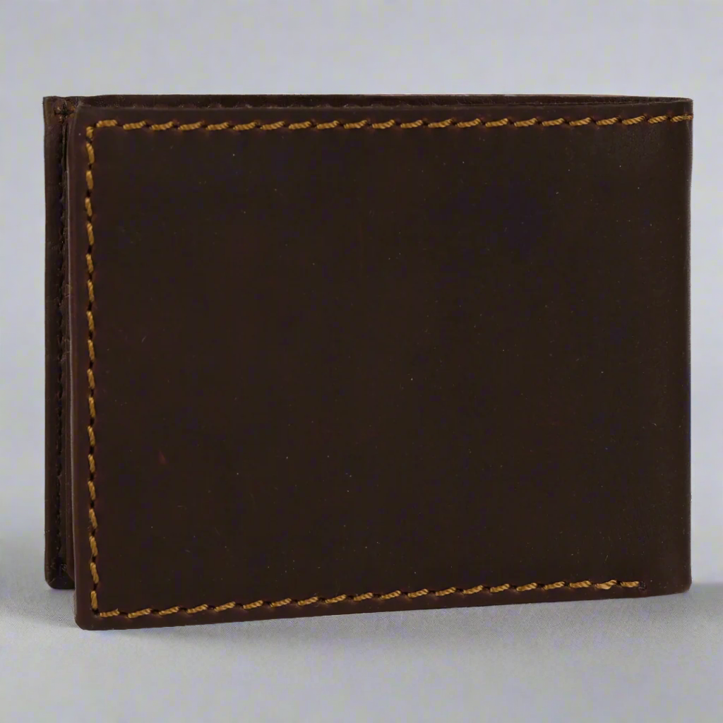 MET Men's Bifold Flip Up RFID Leather Wallet-6