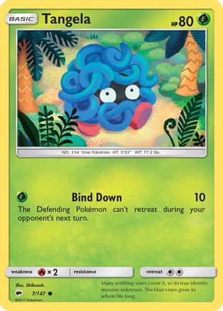 Tangela 7/147 - SM  Burning Shadows-1