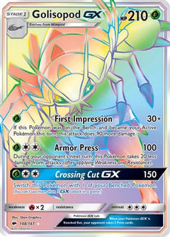 Golisopod GX (Secret)/147 - SM  Burning Shadows Holofoil-1