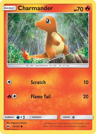 Charmander 18/147 - SM  Burning Shadows-1