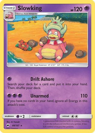 Slowking 48/147 - SM  Burning Shadows-1