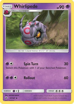 Whirlipede 57/147 - SM  Burning Shadows-1