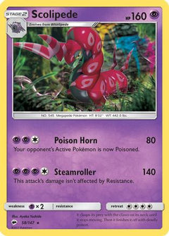 Scolipede 58/147 - SM  Burning Shadows-1