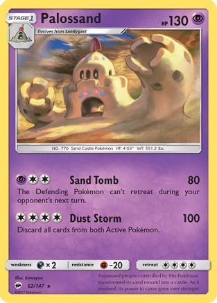 Palossand 62/147 - SM  Burning Shadows Holofoil-1