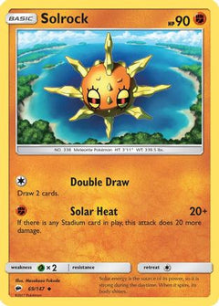 Solrock 69/147 - SM  Burning Shadows-1