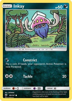 Inkay 89/147 - SM  Burning Shadows Reverse Holofoil-1