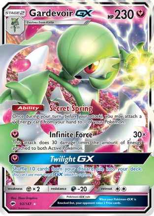 Gardevoir GX 93/147 - SM  Burning Shadows Holofoil-1
