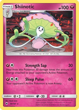 Shiinotic 98/147 - SM  Burning Shadows-1