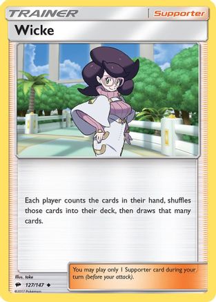 Wicke 127/147 - SM  Burning Shadows Reverse Holofoil-1