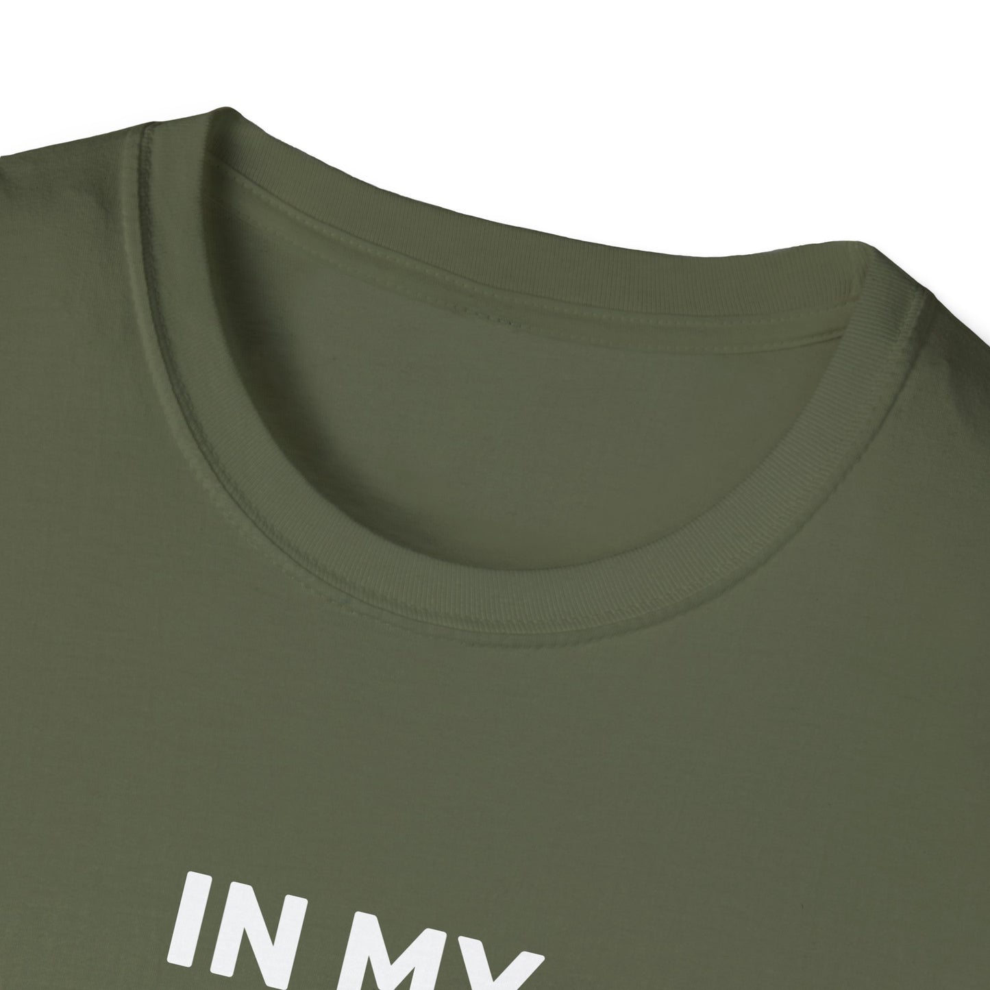 "In My Defense I Was Left Unsupervised" White Writing T-Shirt