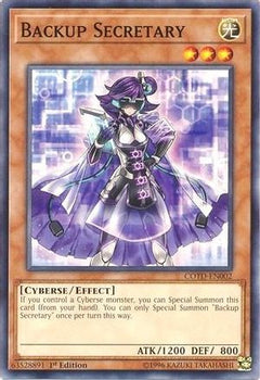 Backup Secretary (COTD-EN002) - Code of the Duelist 1st Edition-1