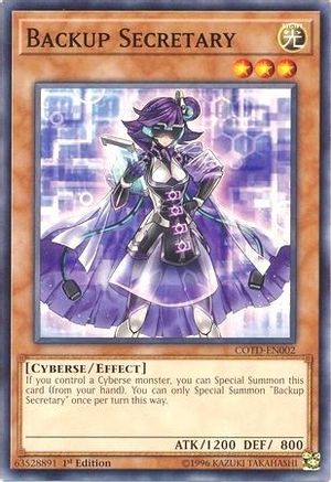Backup Secretary (COTD-EN002) - Code of the Duelist 1st Edition-1