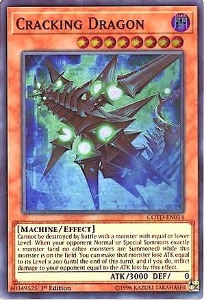 Cracking Dragon (COTD-EN014) - Code of the Duelist 1st Edition-1