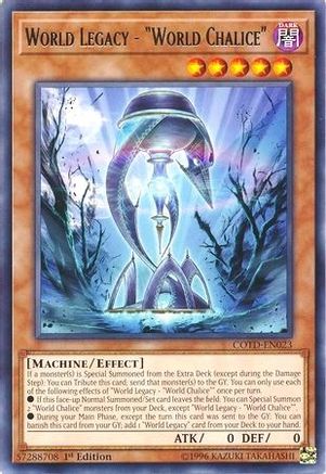 World Legacy - "World Chalice" (COTD-EN023) - Code of the Duelist 1st Edition-1