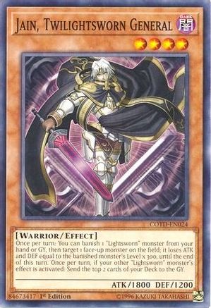 Jain, Twilightsworn General (COTD-EN024) - Code of the Duelist 1st Edition-1