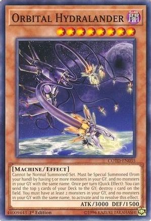 Orbital Hydralander (COTD-EN035) - Code of the Duelist 1st Edition-1