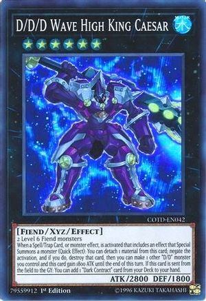 D/D/D Wave High King Caesar (COTD-EN042) - Code of the Duelist Unlimited-1