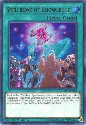Spellbook of Knowledge (COTD-EN062) - Code of the Duelist 1st Edition-1