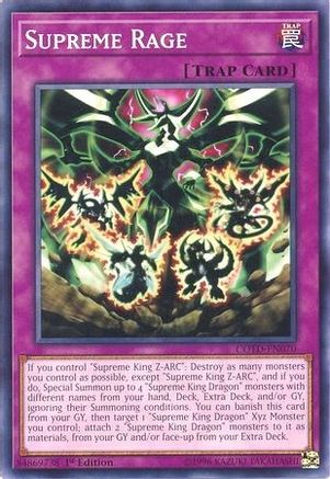 Supreme Rage (COTD-EN070) - Code of the Duelist 1st Edition-1